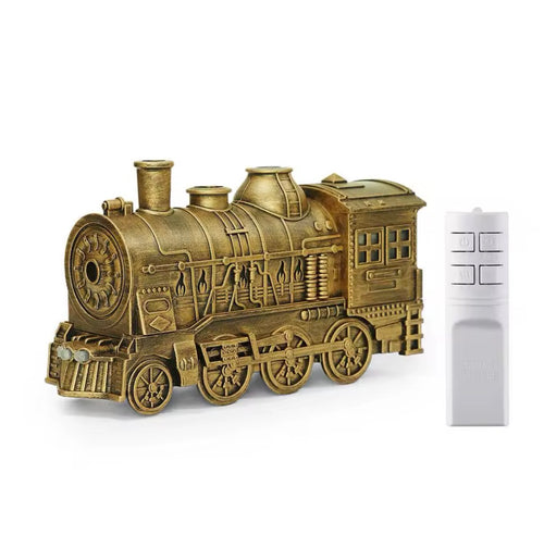 Merry&bright Christmas Train Diffuser – Steam Locomotive with Flame Effect